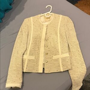 St John Couture Cream Women's Jacket